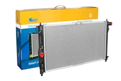 Радиатор охлаждения паяный Daewoo Lanos (97-) MT A/C+, KRAFT