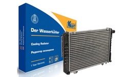 Радиатор охлаждения (трехрядный) ГАЗ 3302, KRAFT