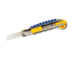 Усиленный нож  с сегментированными лезвиями с автоматической фиксацией KRAFT, 18 мм, PROFESSIONAL